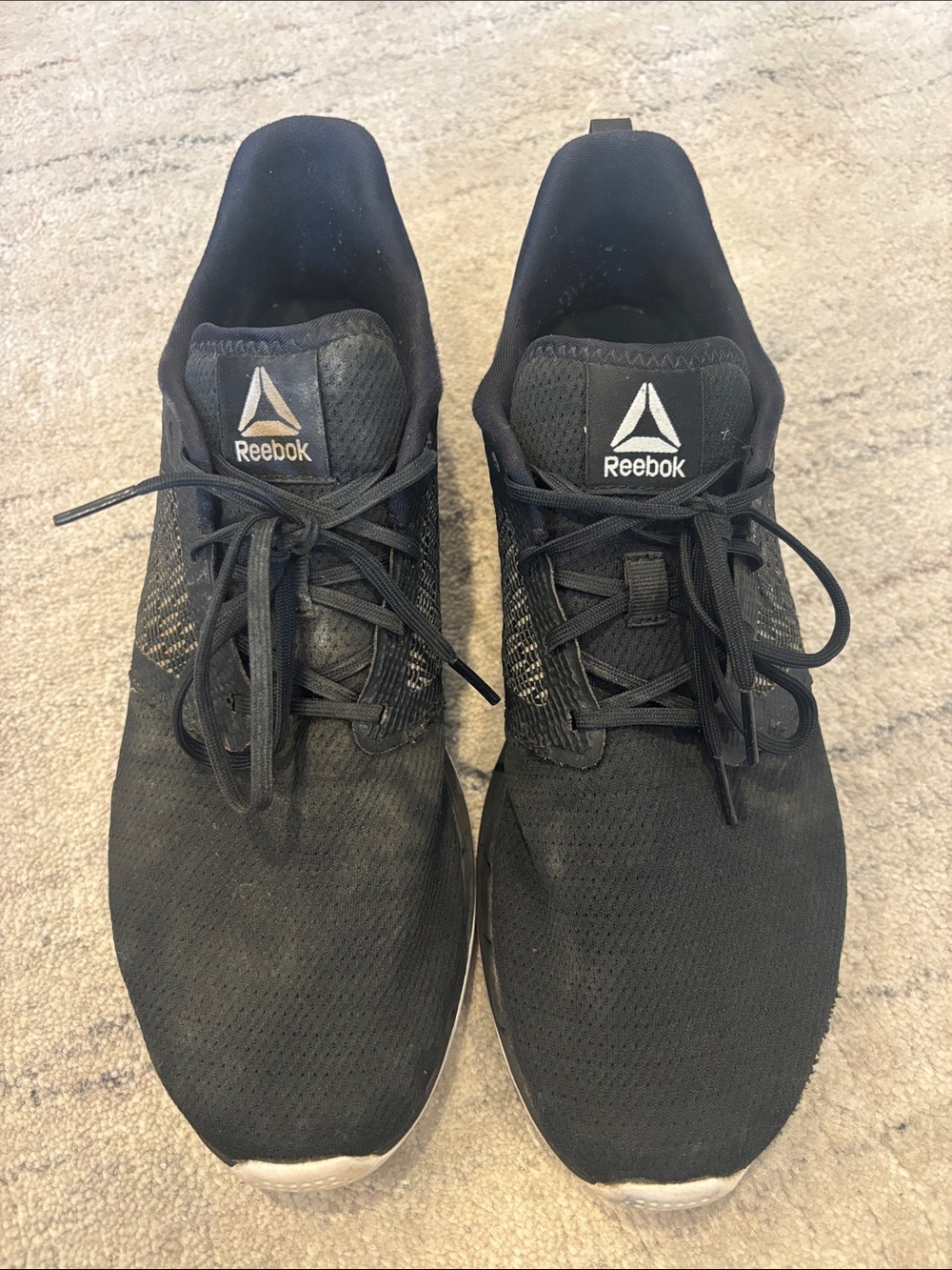 Reebok Men’s Black Athletic Training Sneakers